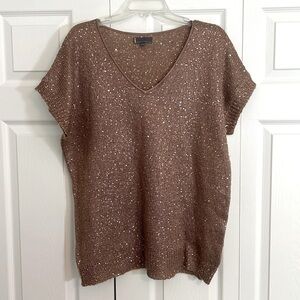Jeans by Buffalo Modern Women’s Sequined Knit Top.    N1